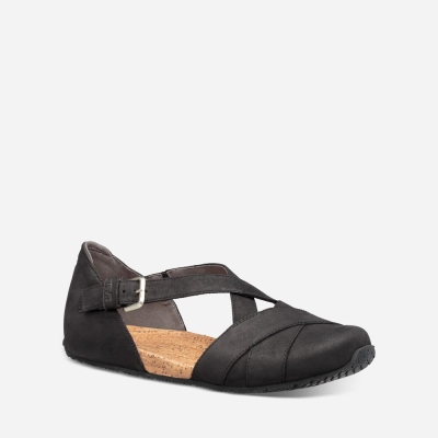 Dámské Slip On Teva Mahonia Mary Jane Černé - CZ162061